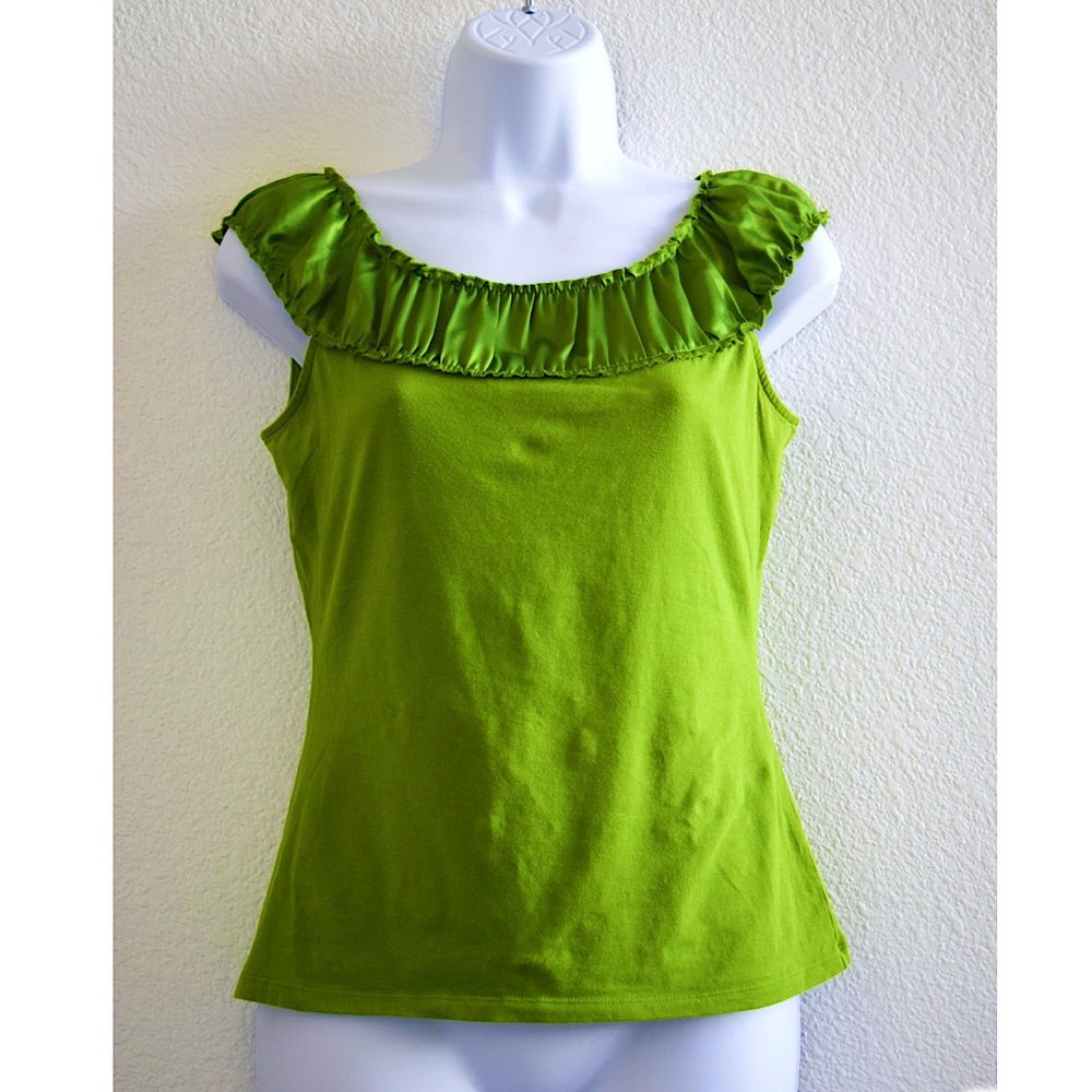 Ann Taylor Petite Green Top